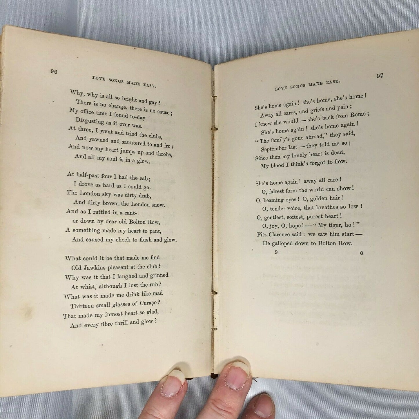 Antique Book - Ballads by William Makepeace Thackeray 1856 Collectible