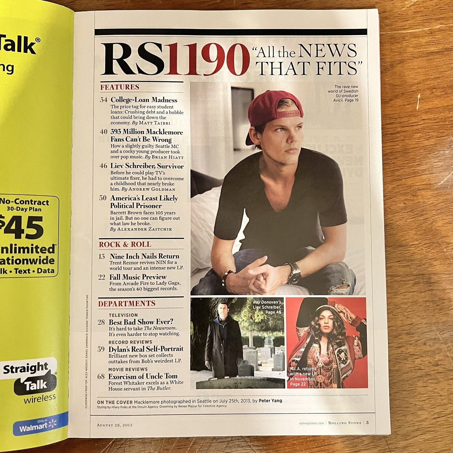Rolling Stone Magazine Issue 1190 August 29 2013 Macklemore Fall Music Preview