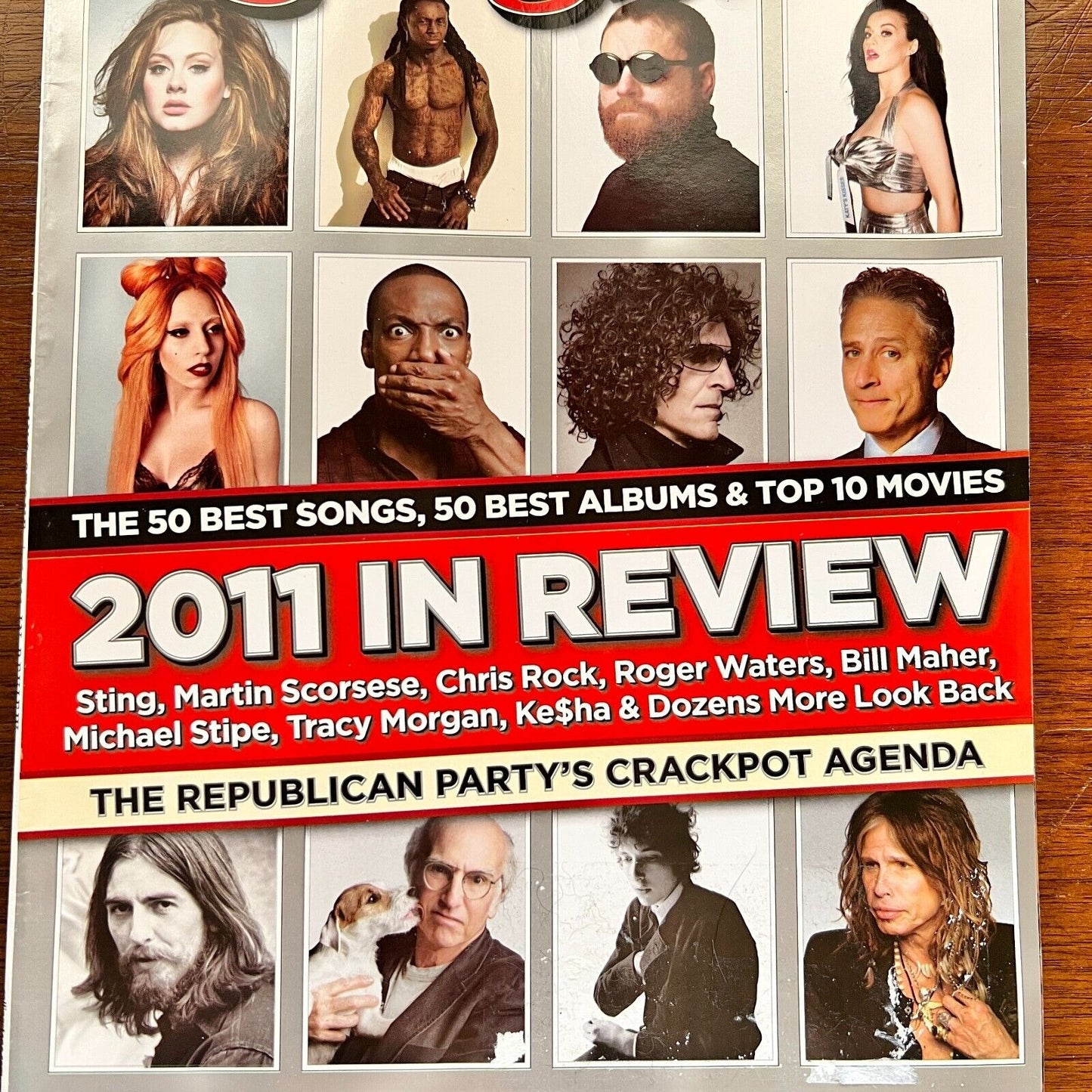 Rolling Stone Magazine Issue 1146-1147 Dec 22 2011-Jan 5 2012 2011 In Review