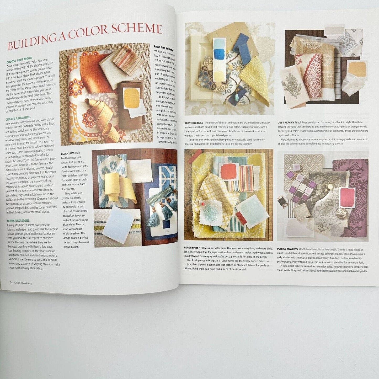 Color Made Easy Color Schemes That Work 2014 Paperback