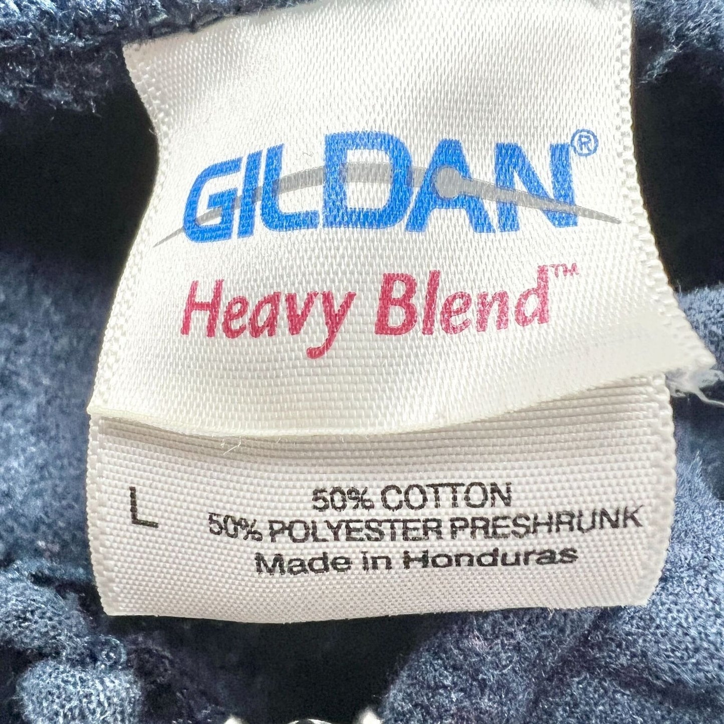 Gildan Heavy Blend Sweatshirt Jacket Large Navy Hoodie Deep Creek Maryland