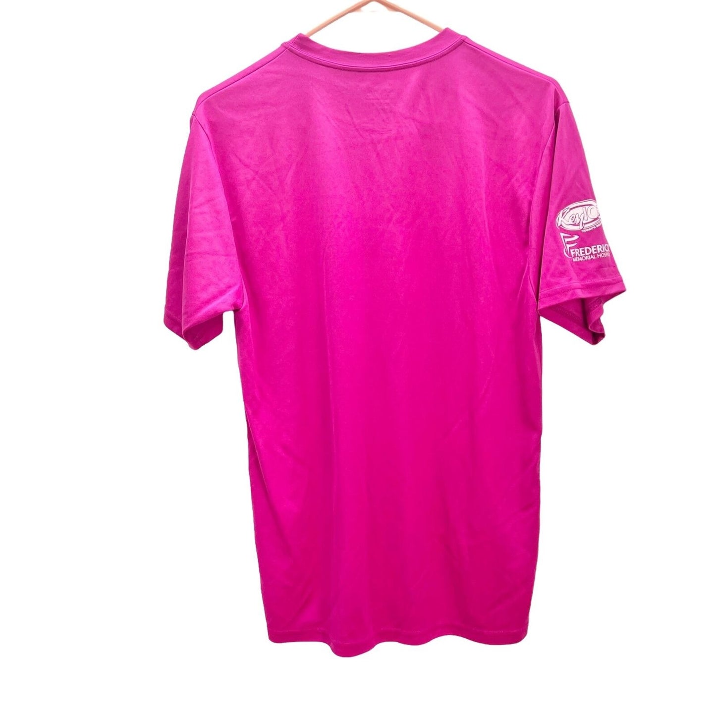 Augusta Sportswear T-shirt Medium Dark Pink Breast Cancer 5K Short Sleeve