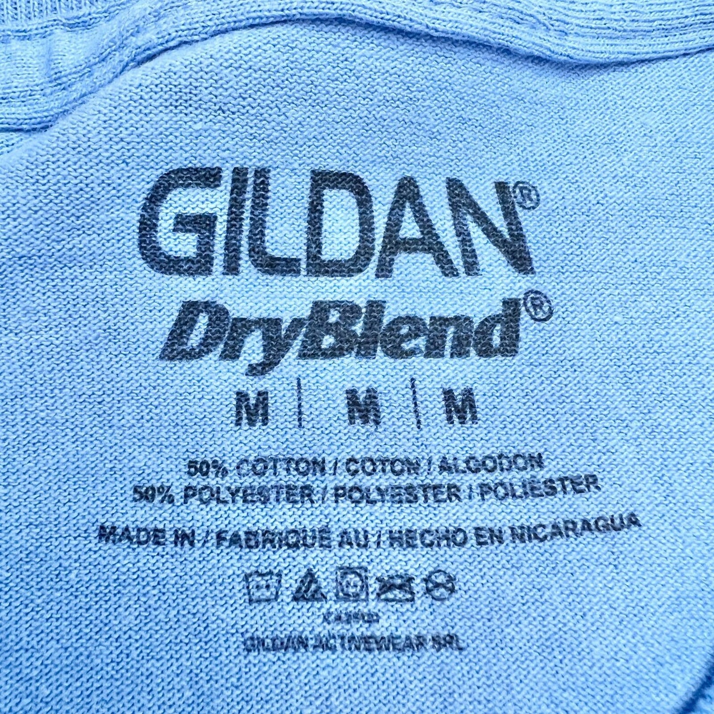 Gildan Dry Blend Medium Carolina Blue T-Shirt Short Sleeve