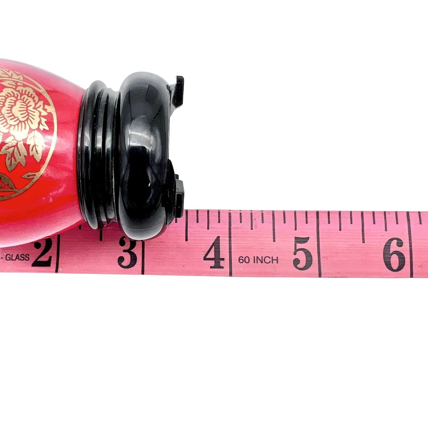 Avon Vintage Moonwind Cologne 3.5 x 2 Red Black Asian Oriental Design 1.5 FL OZ