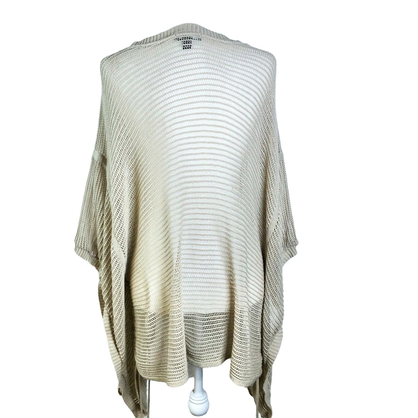 a.n.a Women 3X Tan Beach Pool Summer Knit Cover Up EUC