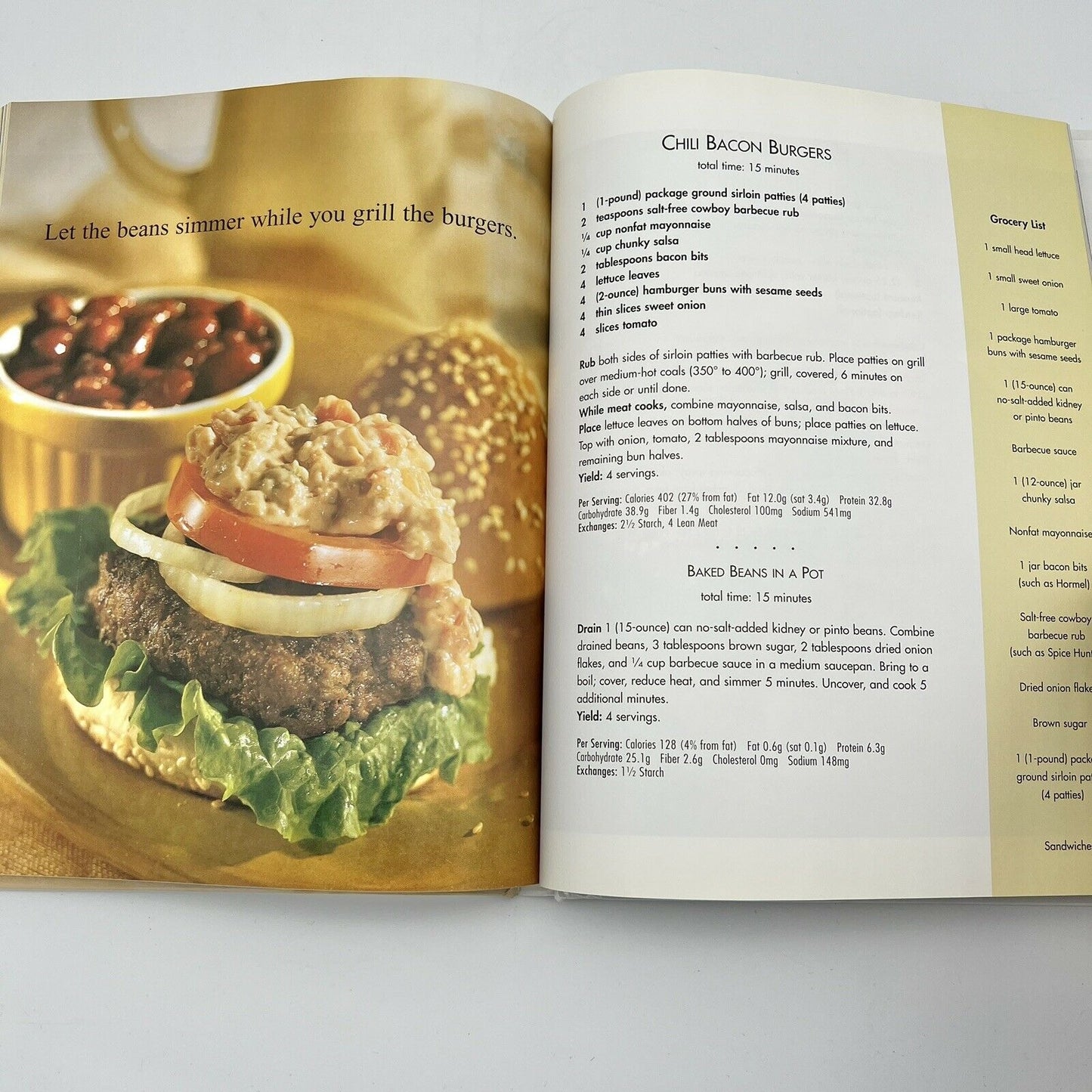 Cooking Light 5 Ingredient 15 Minute Cookbook Hardcover