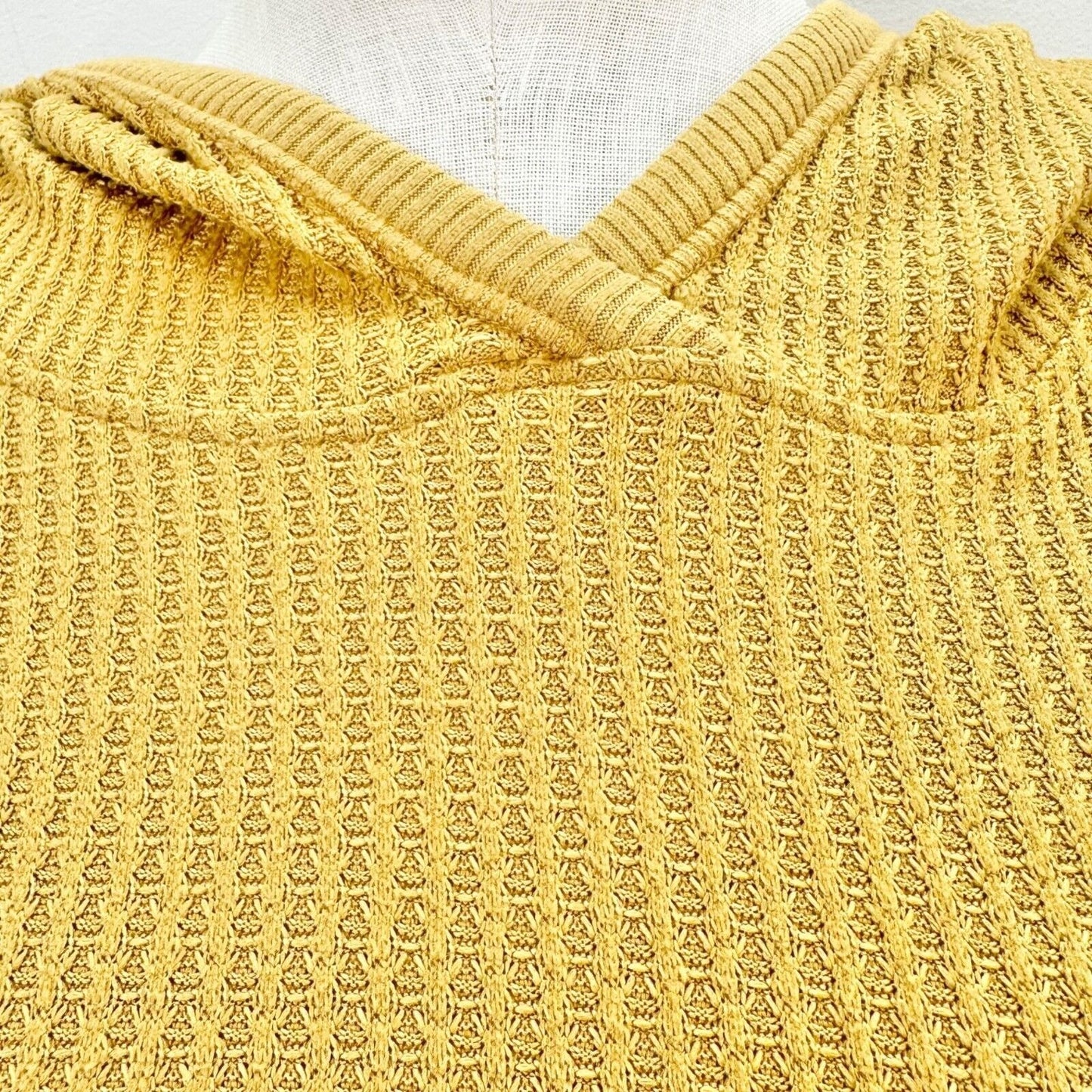 Workshop Republic Clothing Thermal Hoodie Women's 2X Mustard Long Sleeve NWT