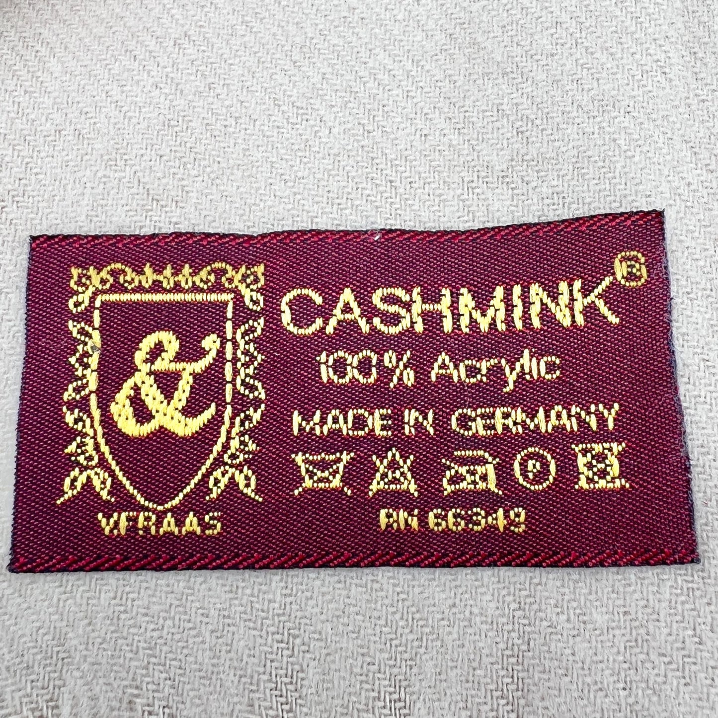 Cashmink V. Fraas Scarf Camel 59 x 11 Fringed Germany