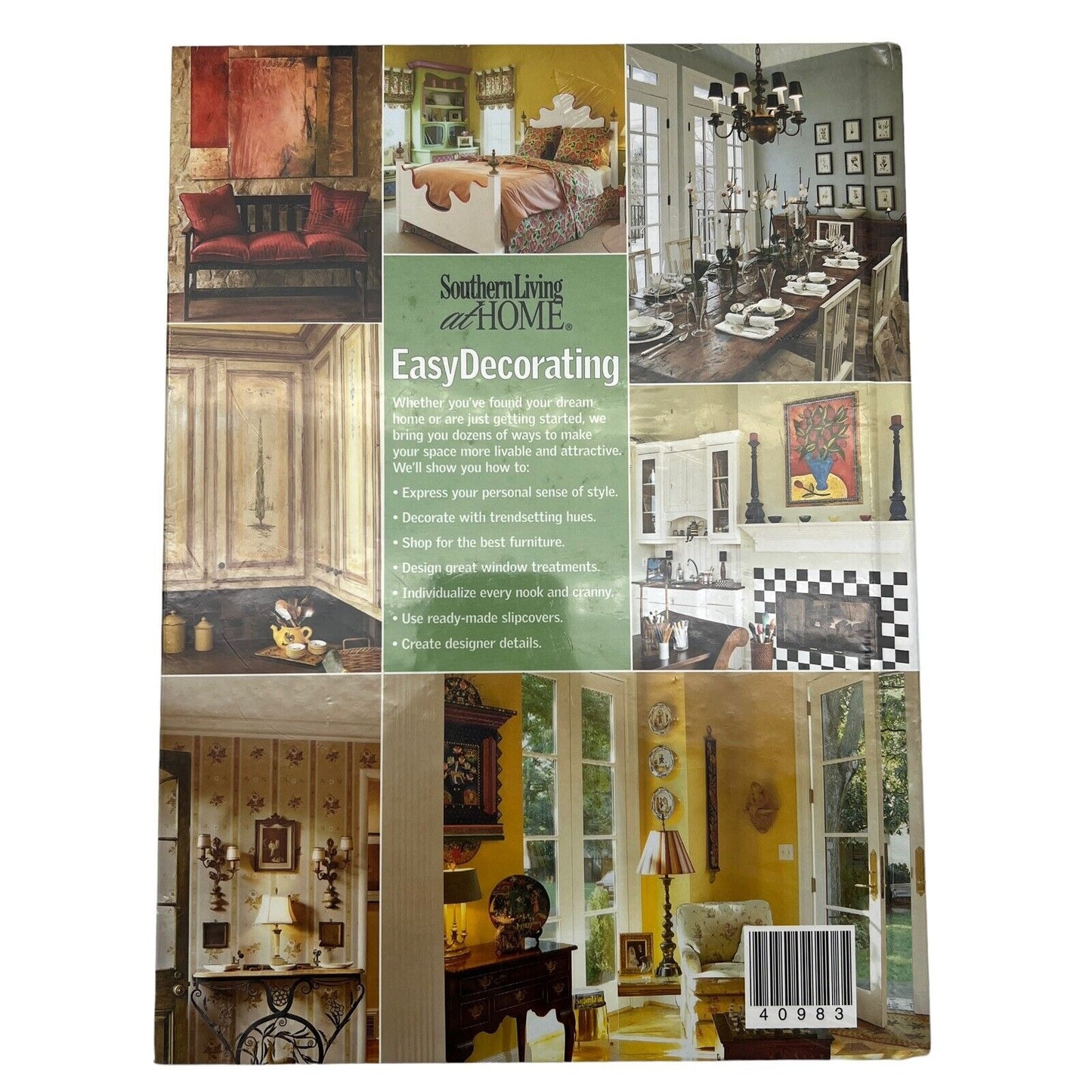 Southern Living Easy Decorating Hardcover Book New Sealed In Plastic