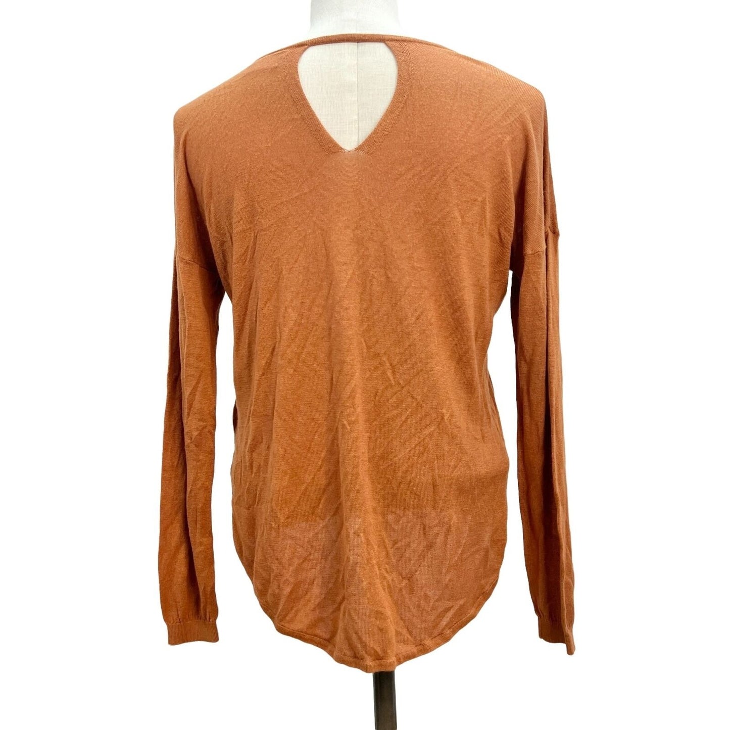 Vero Moda Pullover Sweater XS Burnt Orange Long Sleeves
