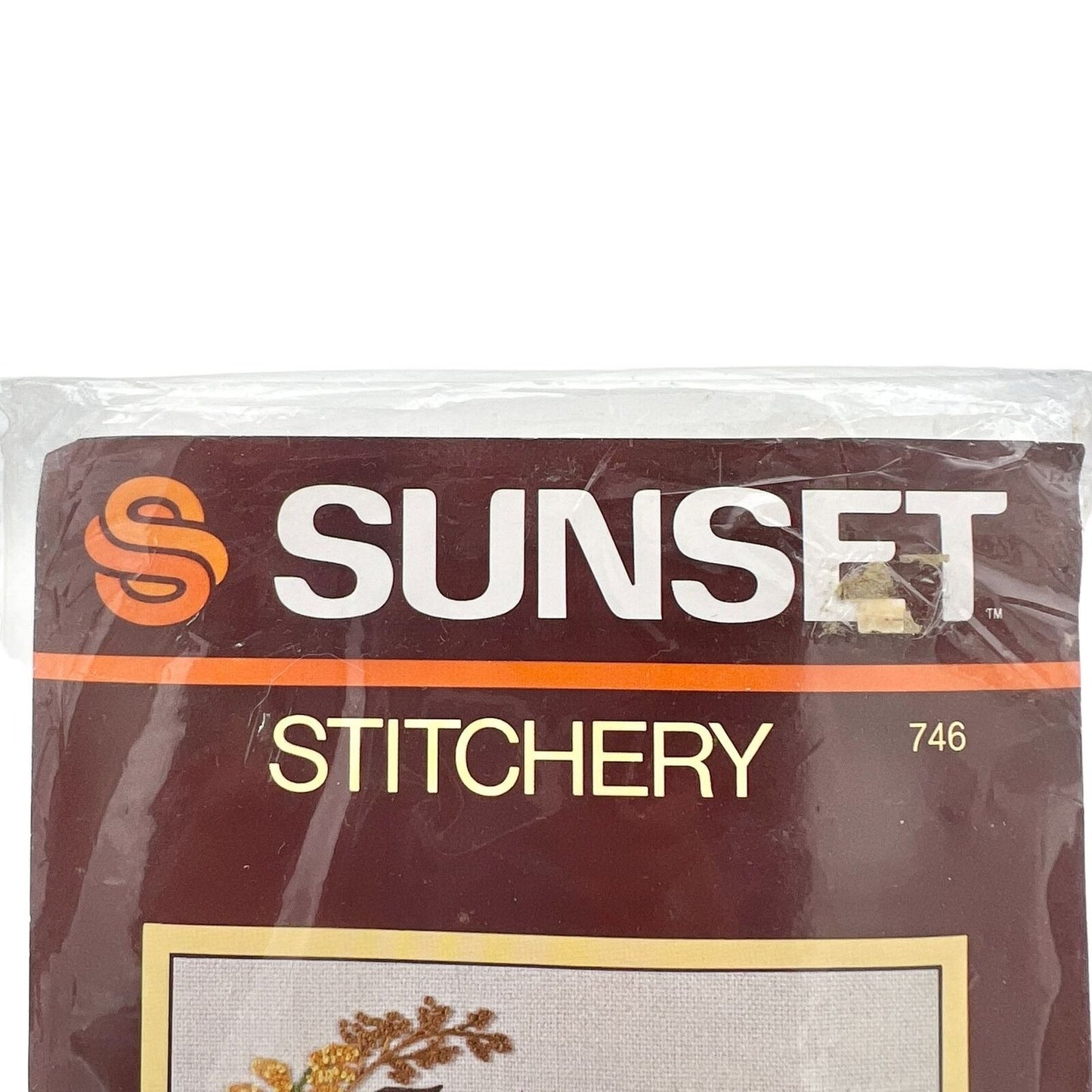 Vintage 1984 Sunset Stitchery The Time of Life #746 Needlepoint Kit 5x7 in