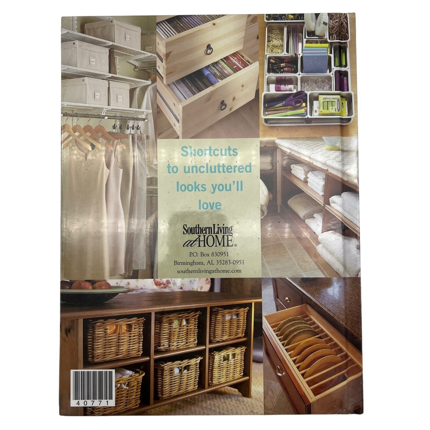 Southern Living Organizing Made Easy Hardcover Book New Sealed in Plastic
