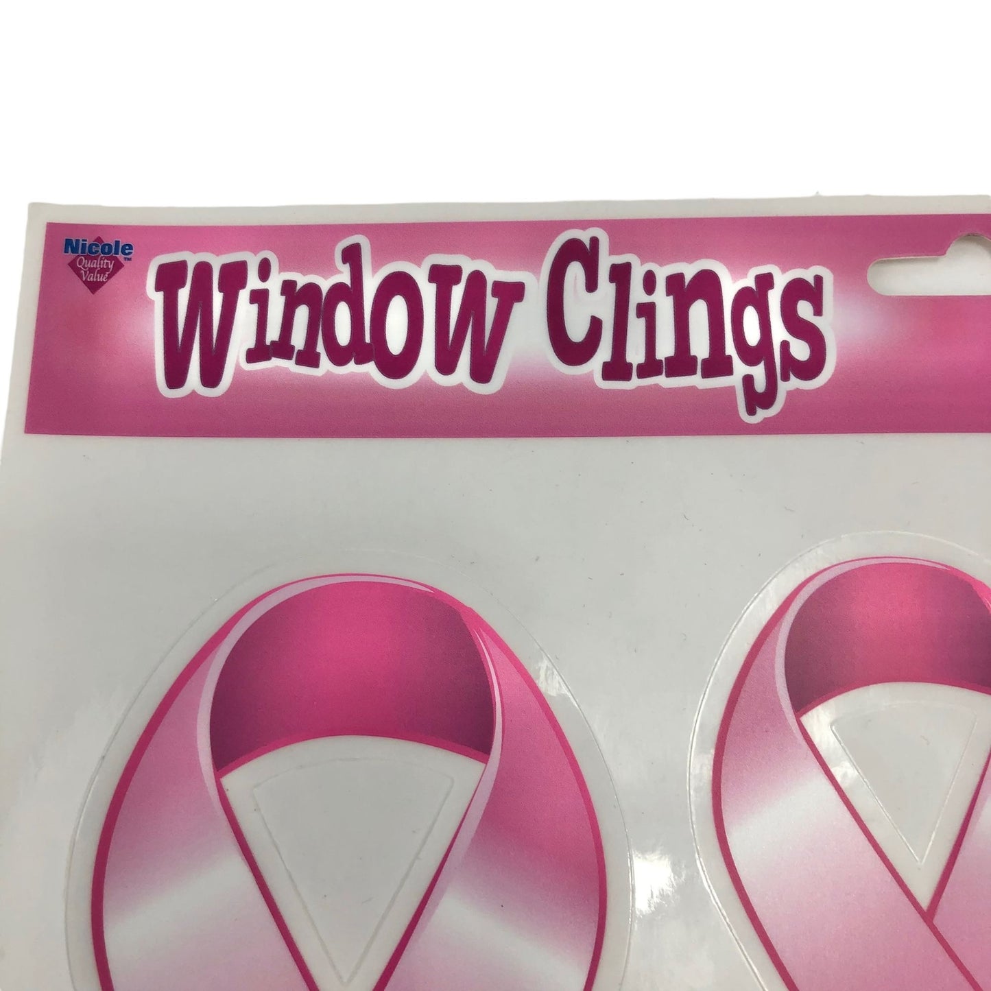 Breast Cancer Visor with Decals Sets Pink Ribbon NWT Awareness Women Support