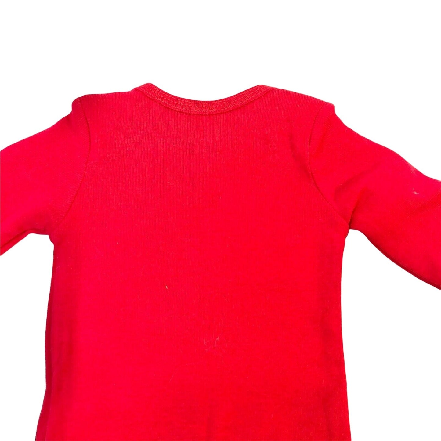 Carters Red Newborn Bodysuit My 1st Valentine's Day Snaps Long Sleeves NWT