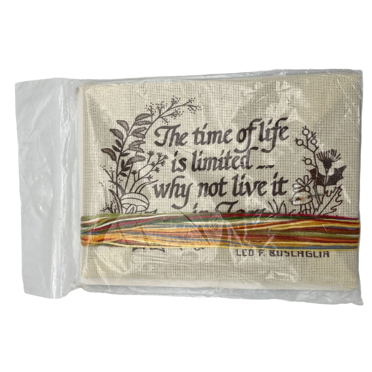 Vintage 1984 Sunset Stitchery The Time of Life #746 Needlepoint Kit 5x7 in