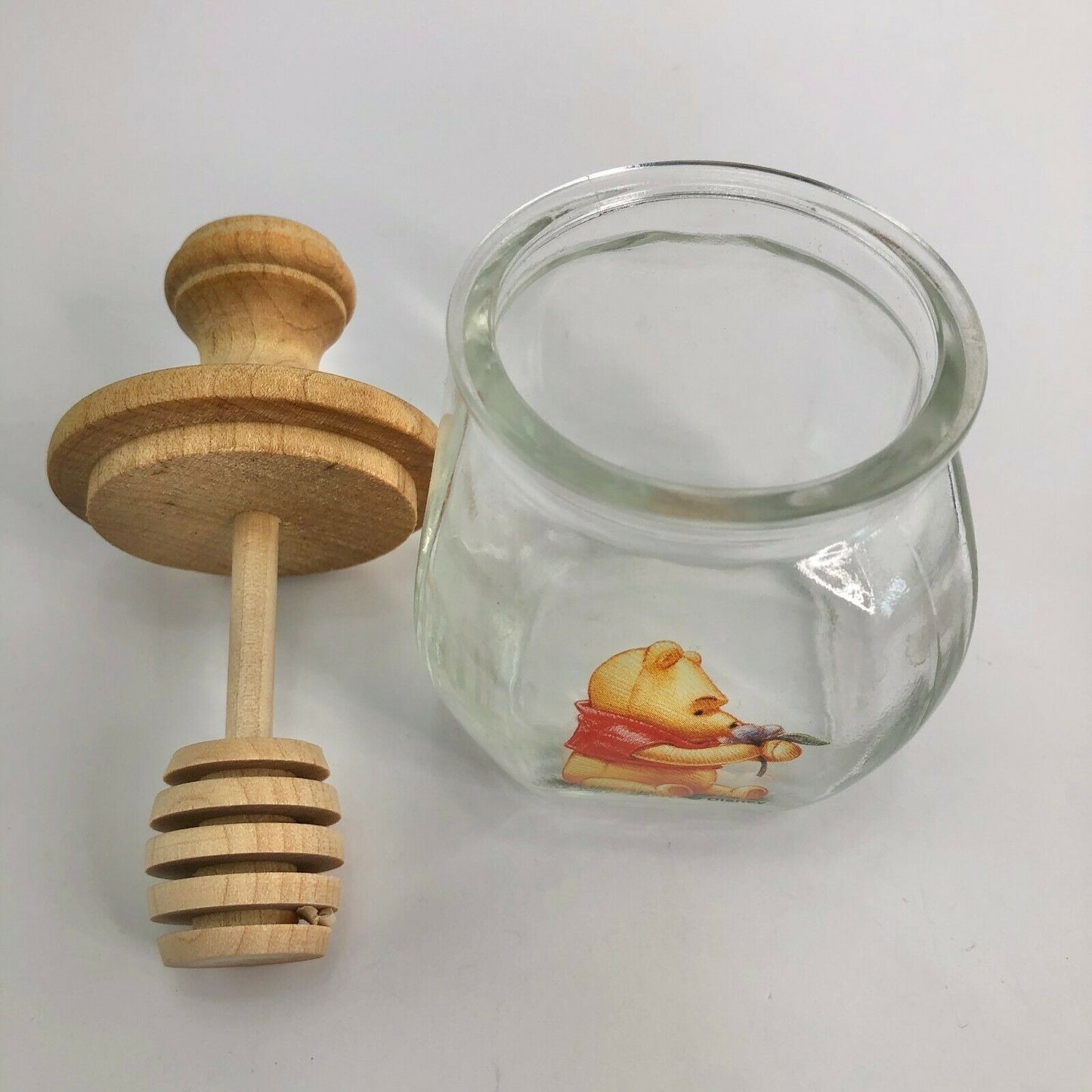 Small Pooh Jar and Even Thinking Makes Me Hungry Figurine EUC