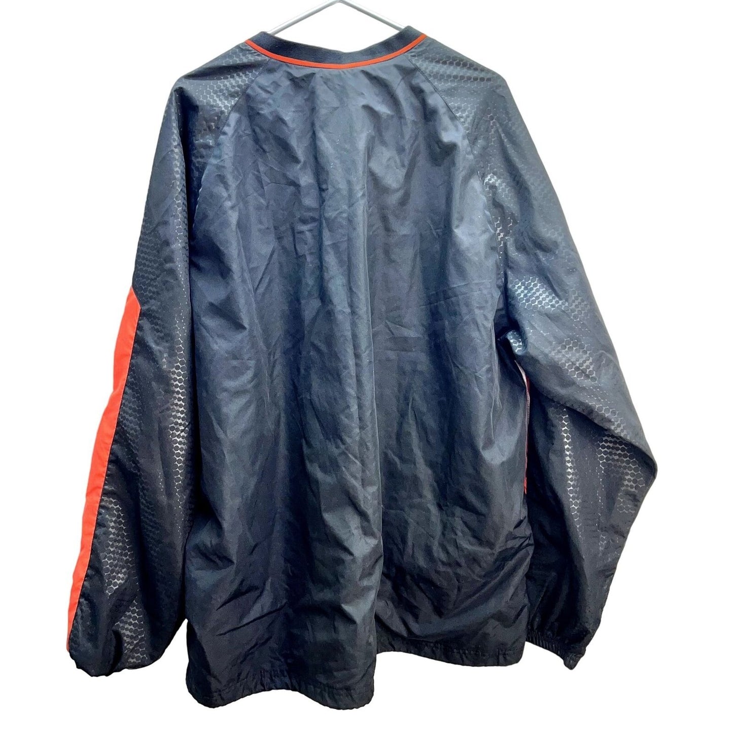 Holloway Pullover Jacket 2XL Black Orange Middletown LS Side Pockets EUC
