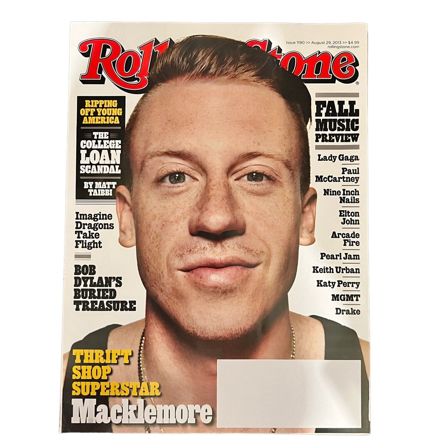 Rolling Stone Magazine Issue 1190 August 29 2013 Macklemore Fall Music Preview