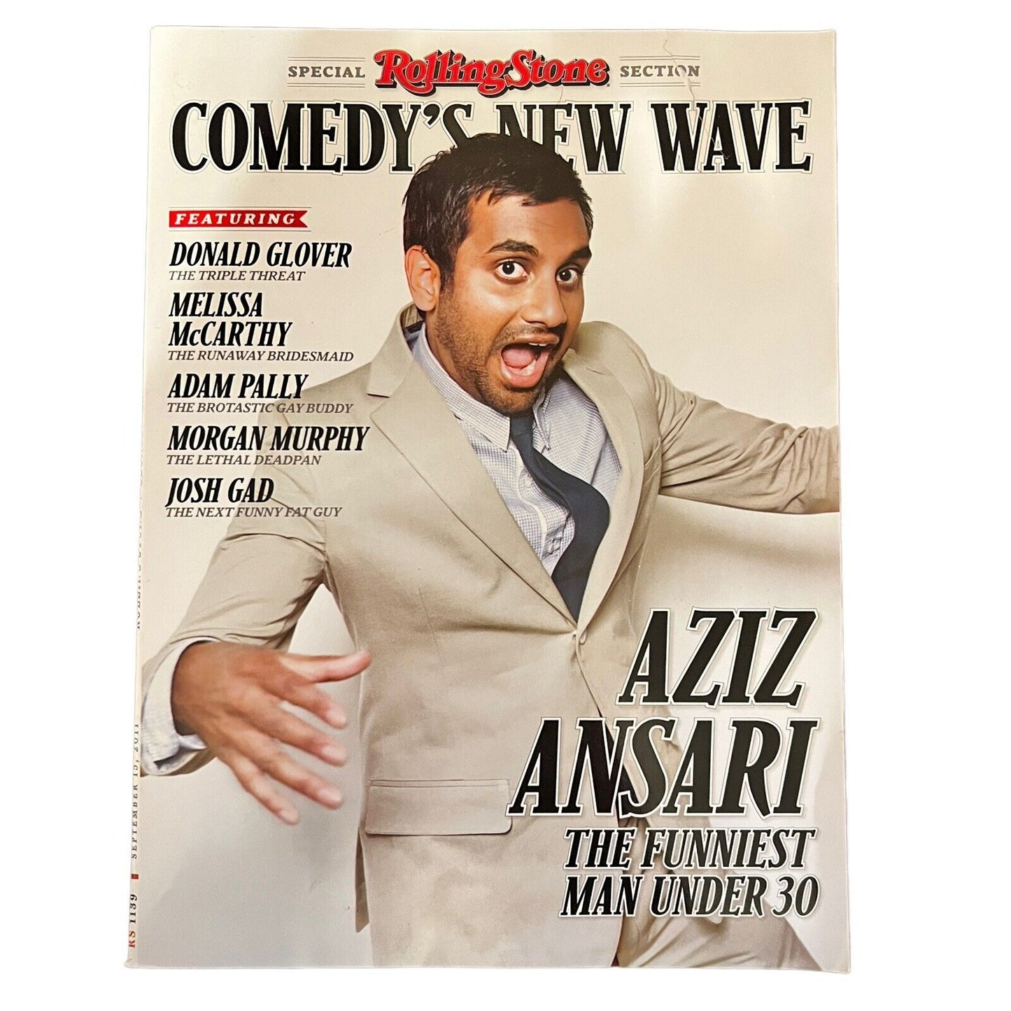 Rolling Stone Magazine Issue 1139 September 15 2011 George Harrison Aziz Ansari