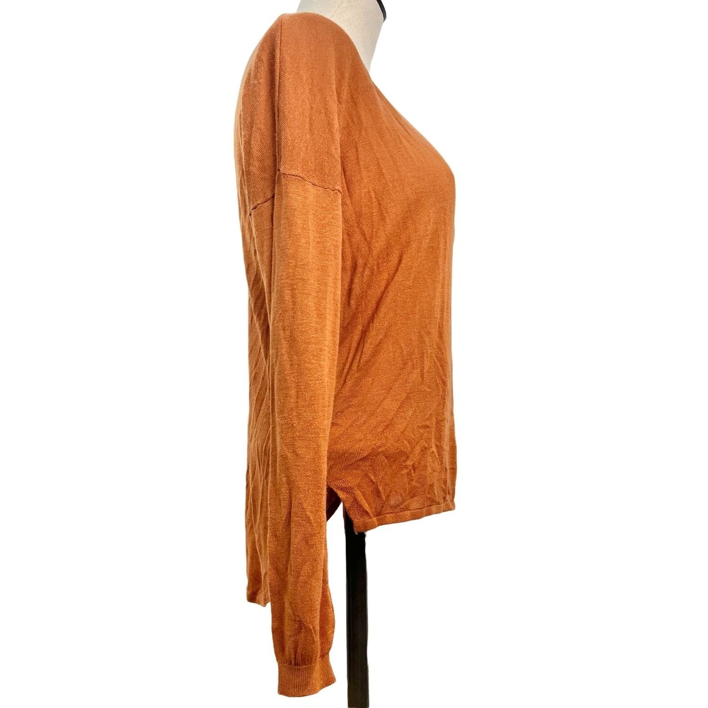 Vero Moda Pullover Sweater XS Burnt Orange Long Sleeves