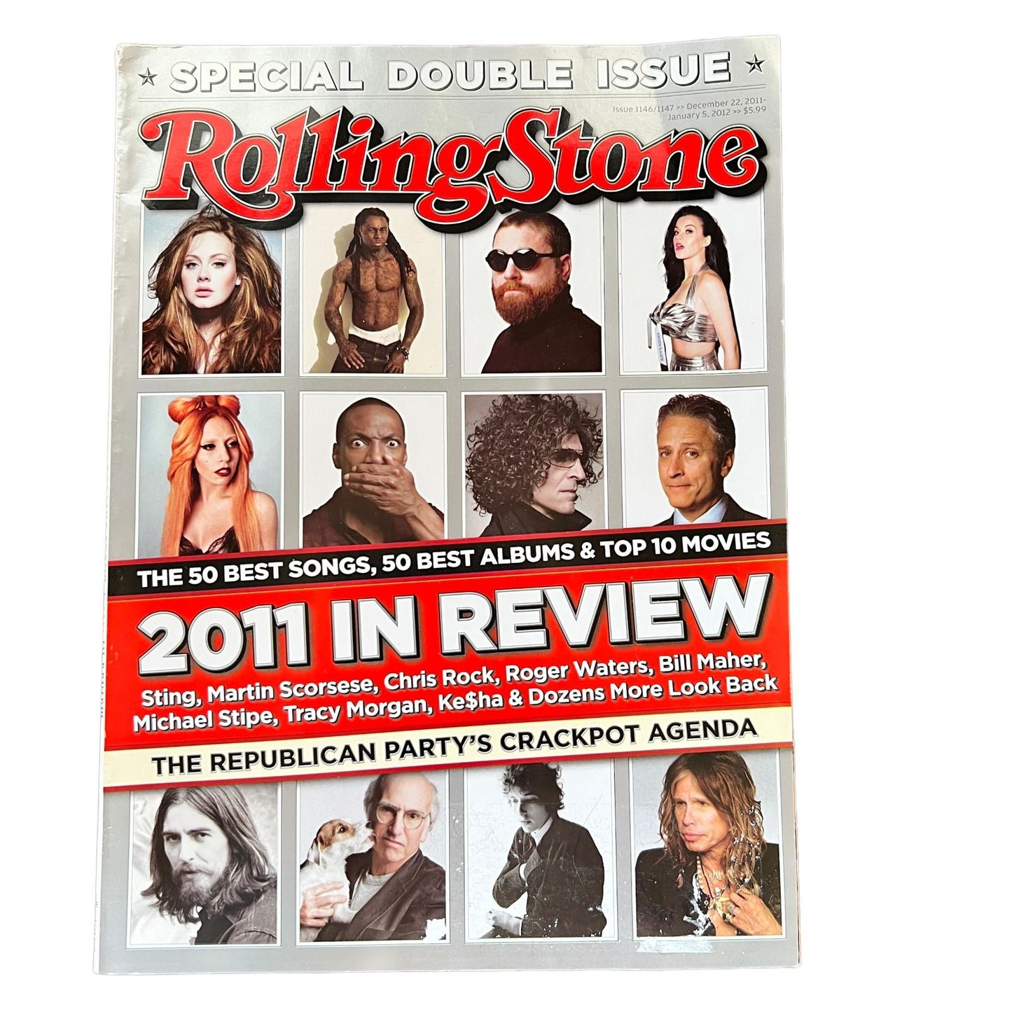 Rolling Stone Magazine Issue 1146-1147 Dec 22 2011-Jan 5 2012 2011 In Review