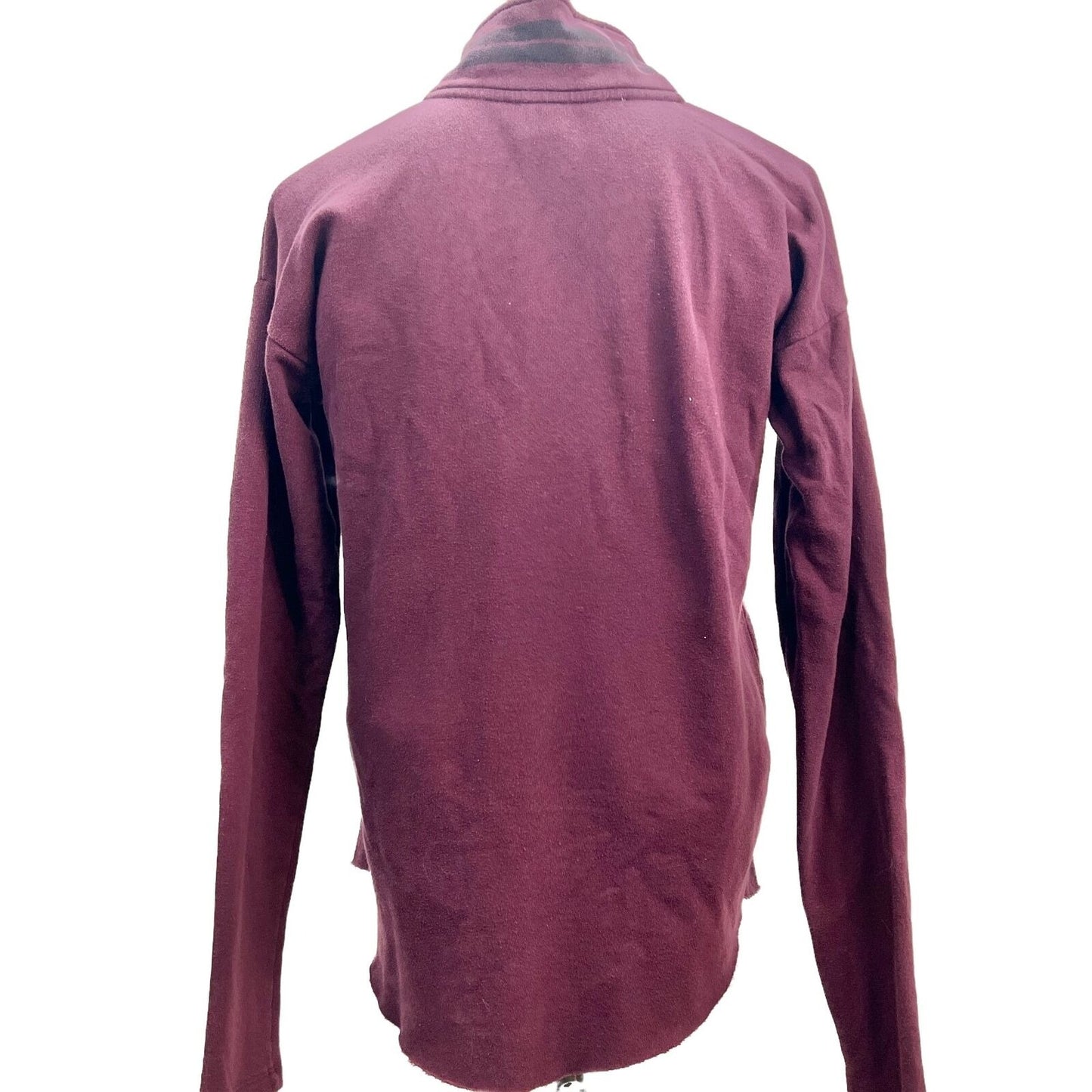 Victoria's Secret Pink Sweatshirt Small Fuchsia Long Sleeve 1/4 Zip