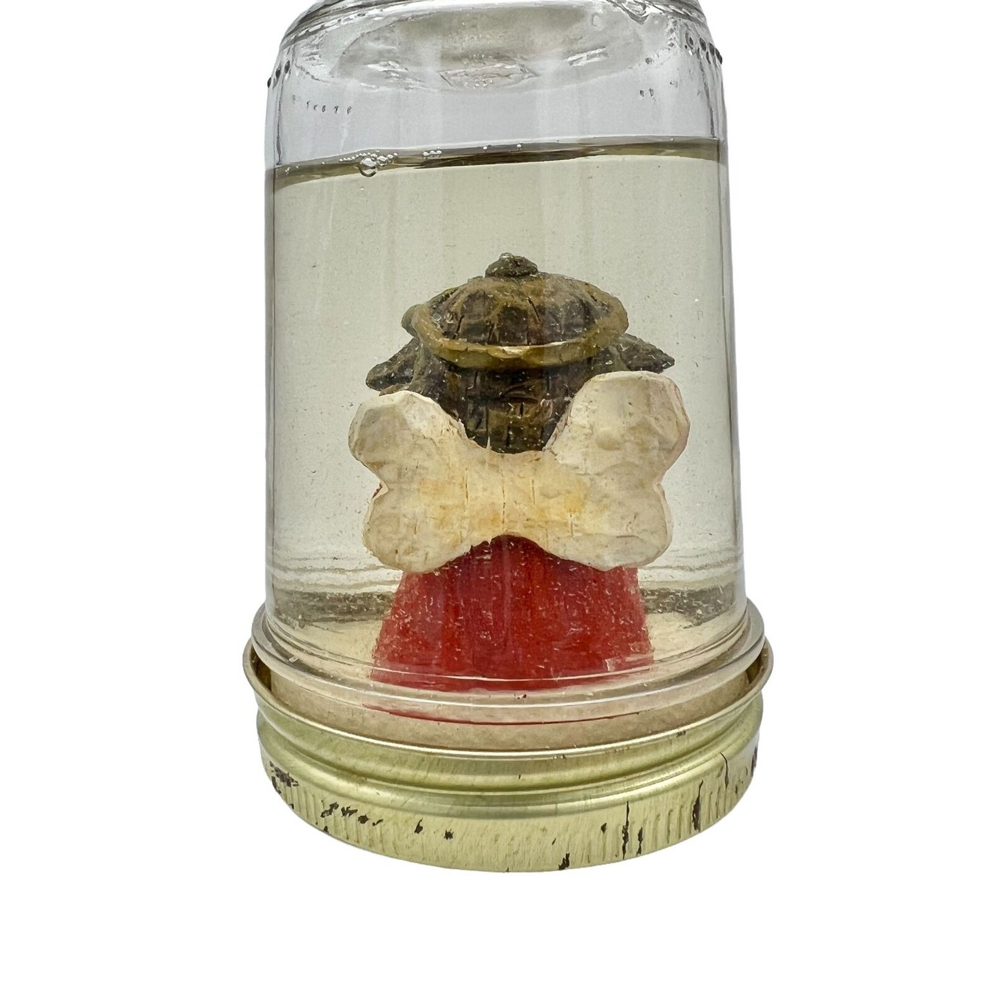 Handcrafted Christmas in a Jar 4 x 3 Christmas Angel in Snow