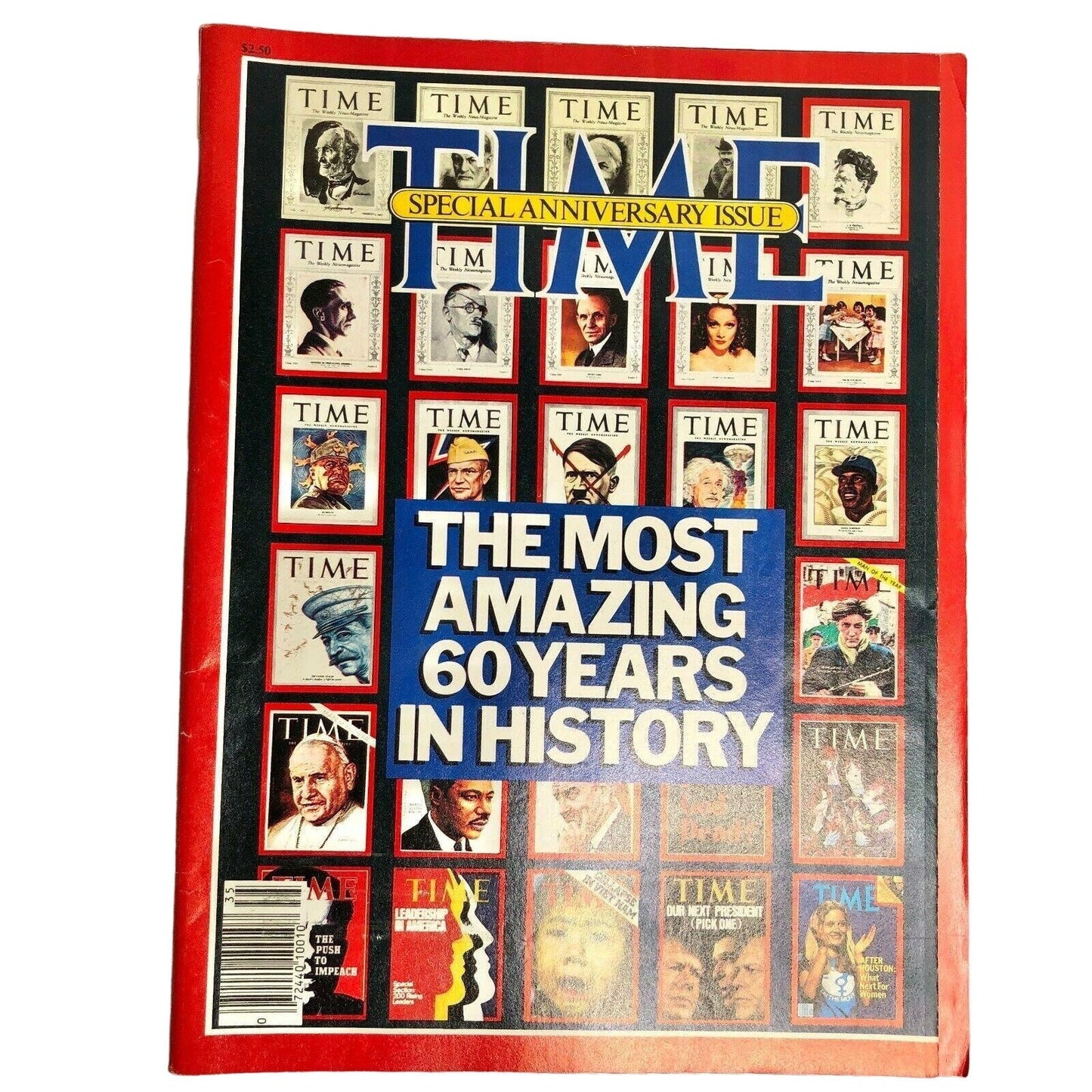 Lot of 5 Time Magazine Special Editions from 80's Earthquake American Best
