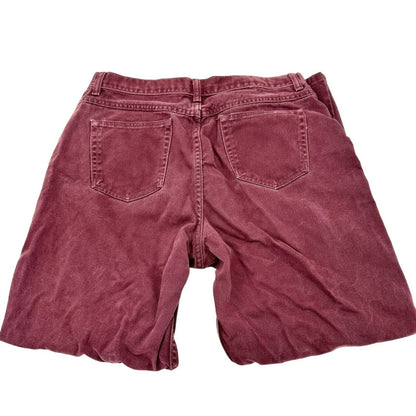 Wrangler Vintage Jeans Women's 18 x 30 Maroon Denim 5 Pocket Zip Button Closure