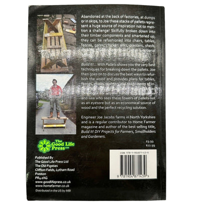 Build It! with Pallets by Joe Jacobs (2009, Trade Paperback)