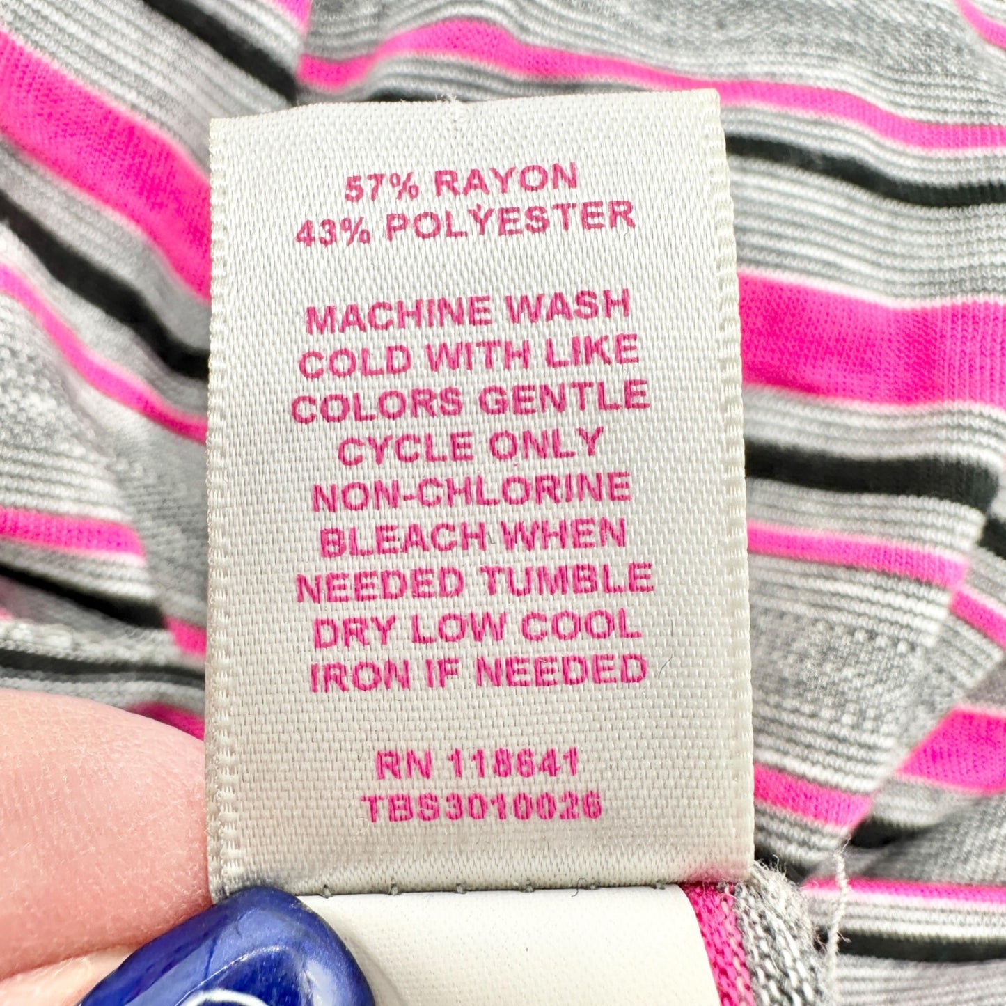 Lane Bryant Active Infiniti Scarf One Size Gray Black Hot Pink Stretchy 86x20