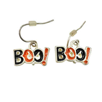 Halloween Earrings Set 6 Pairs Black Cat Witch Hat Candy Corn Trick Or Treat Boo