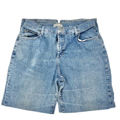 Riders Relaxed Jeans Women's 16P Blue Denim 5 Pocket Zip Button Closure