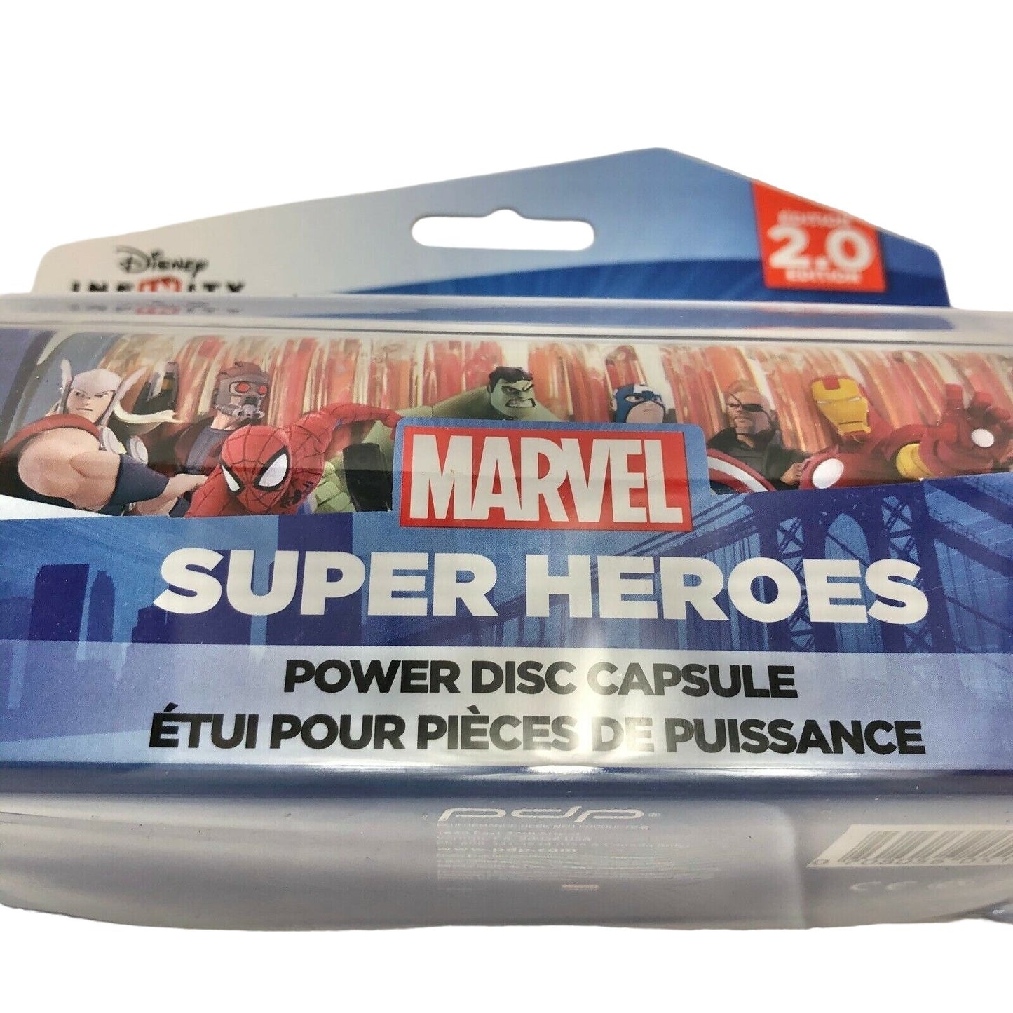 Disney Marvel Super Heroes Power Disc Capsule slide tray New in package
