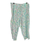 Paisley Print Lounge Pants Womens XXL Adjustable Drawstring Waistband Multicolor