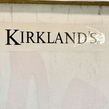 Kirkland's Hanging Picture 24 x 24 Red White Blue Baseball Theme NEW