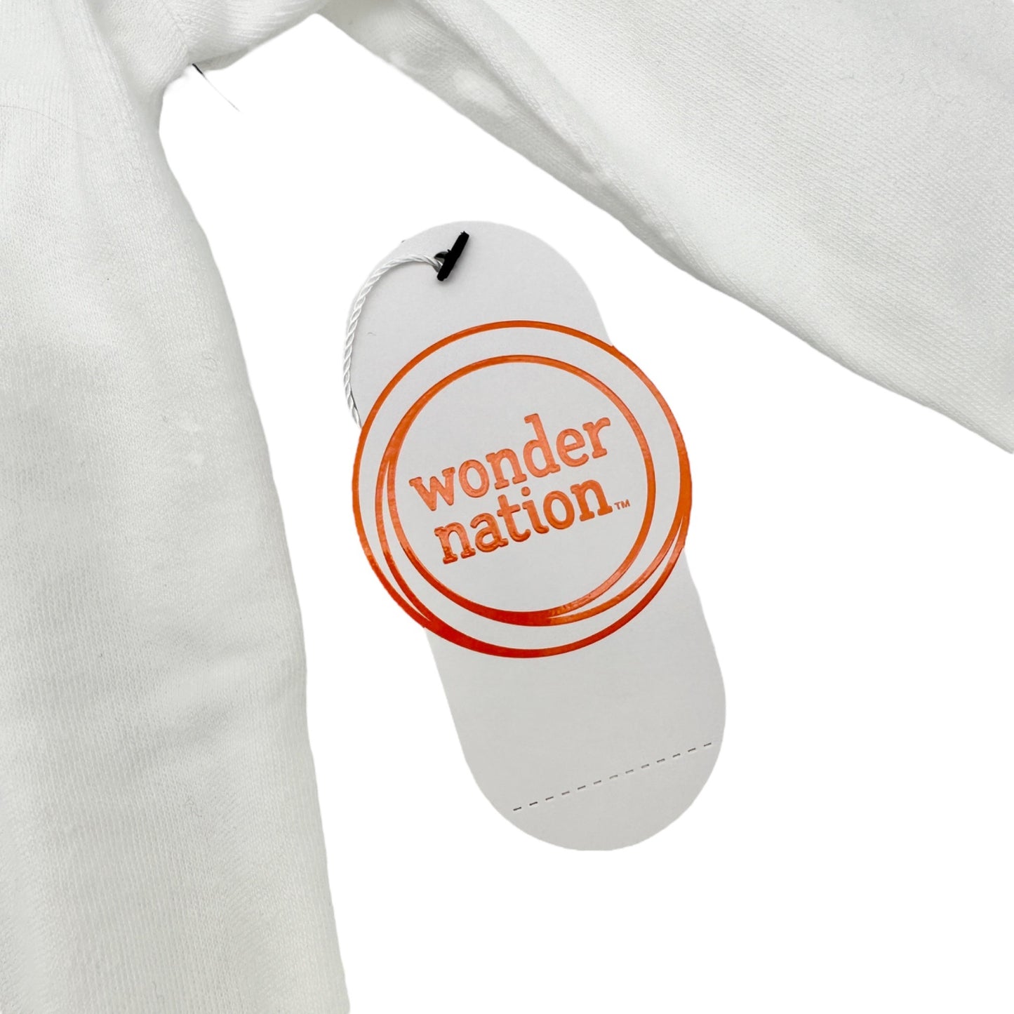 Wonder Nation Girls Uniform Long Sleeve Polo-style White XS Tagless Comfort NEW