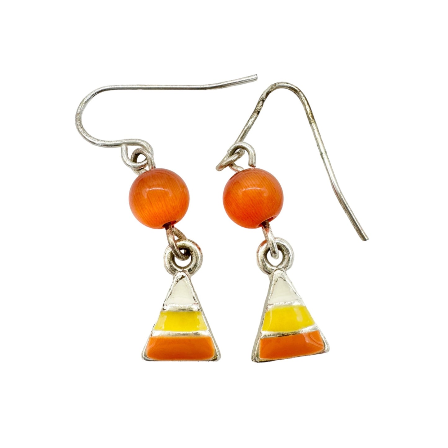 Halloween Earrings Set 6 Pairs Black Cat Witch Hat Candy Corn Trick Or Treat Boo