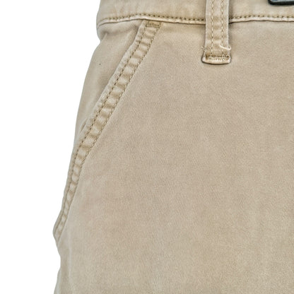 St Johns Bay Pants Womens 18P Straight Leg Beige Classic Fit Soft Stretch Fabric