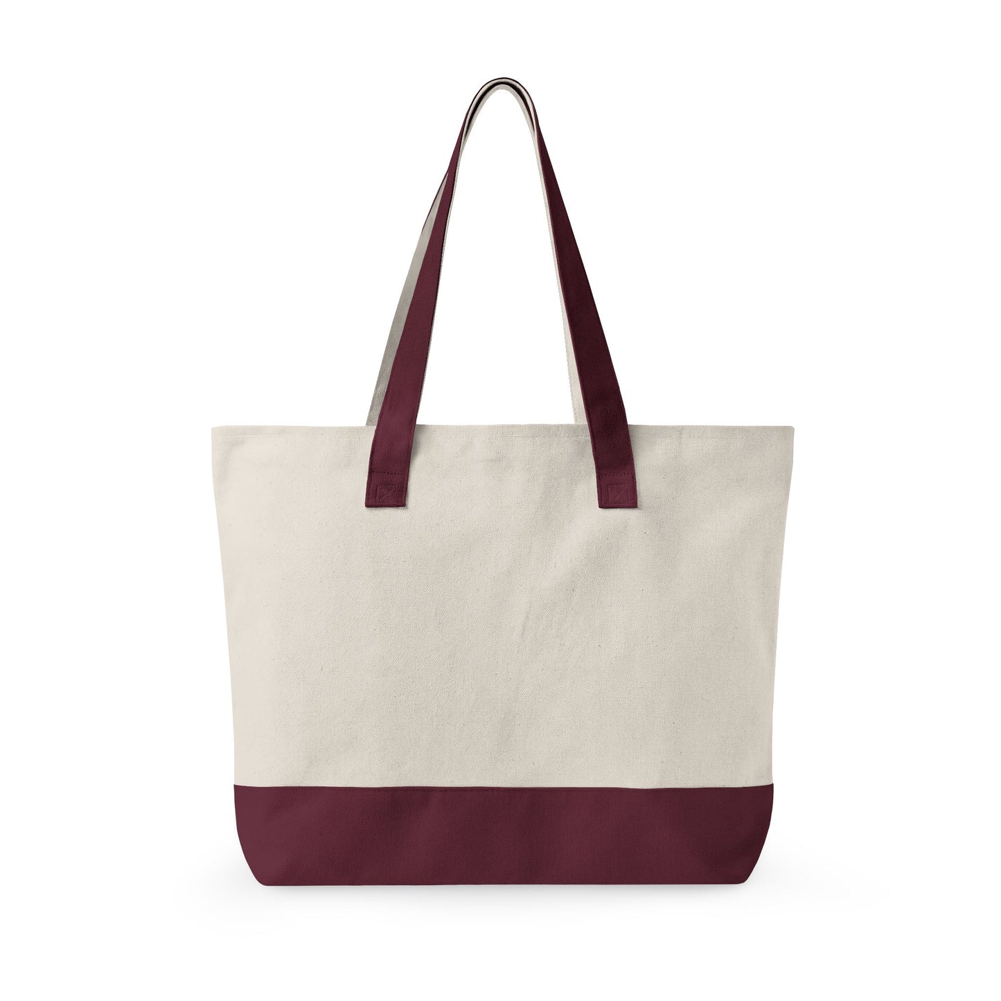 Zippered Canvas Tote Bag with Front Pocket - Wanna Thrift? Alpaca Bag
