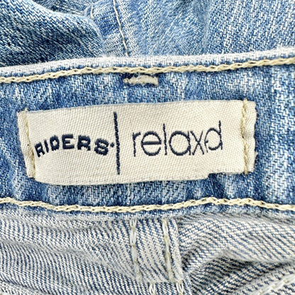 Riders Relaxed Jeans Women's 16P Blue Denim 5 Pocket Zip Button Closure