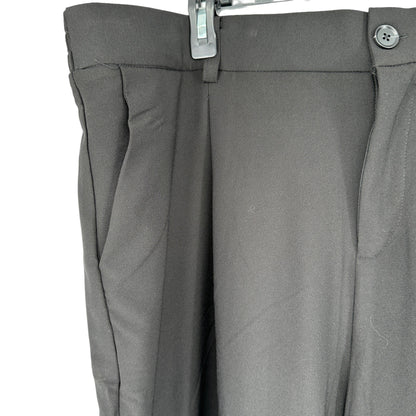 Torrid Dress Pants Womens 22 Black Wide Leg Elastic Waist Zip Up Pockets