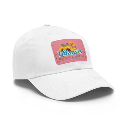 Tiffany's Treasures & Trinkets Baseball Hat with Leather Patch in Rectangle
