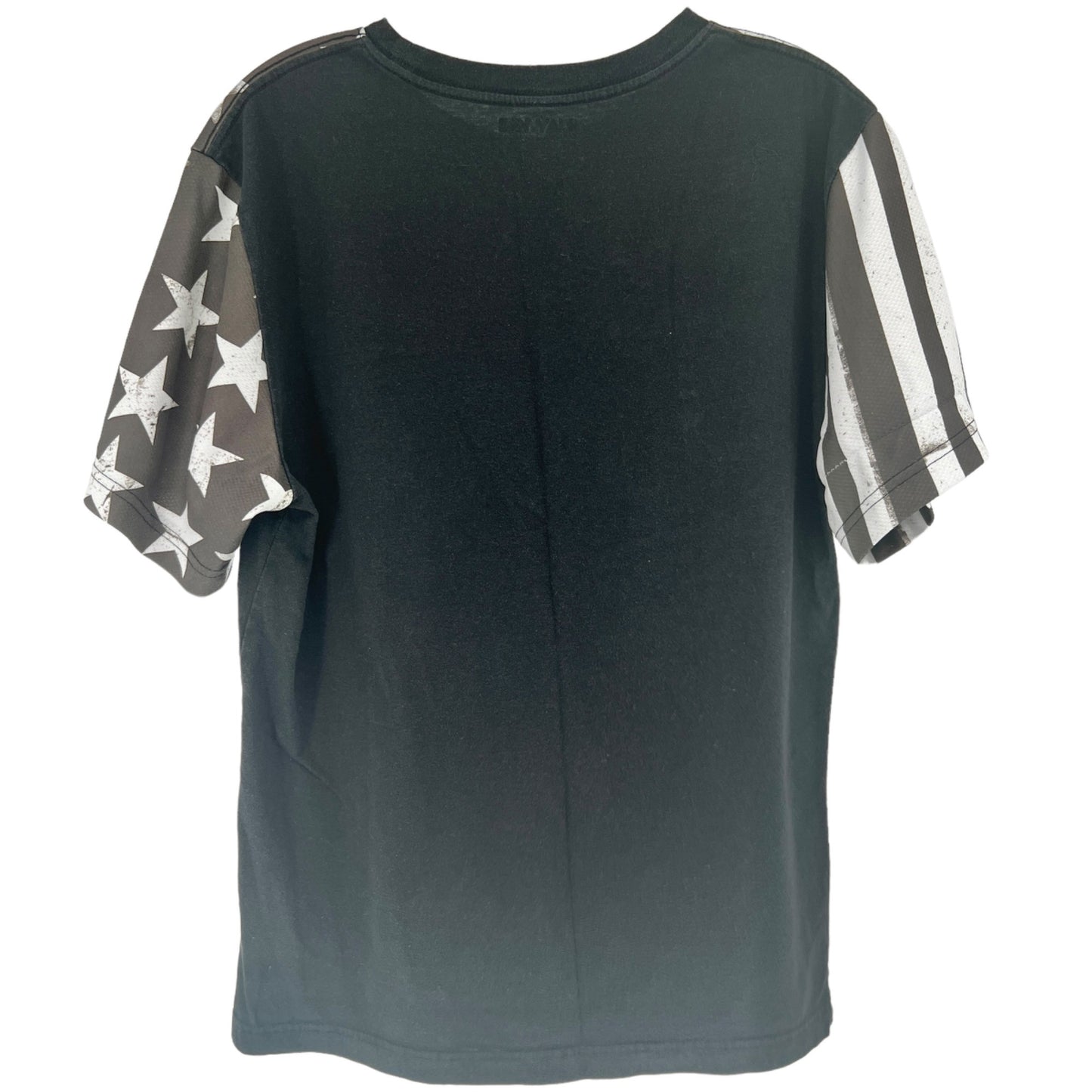 Tony Hawk T-Shirt Mens M American Flag Black Grey Red White Patriotic