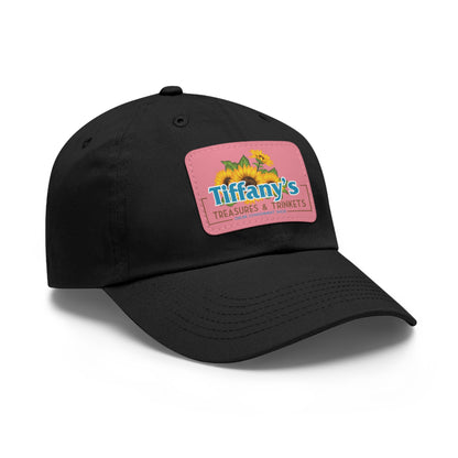 Tiffany's Treasures & Trinkets Baseball Hat with Leather Patch in Rectangle