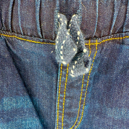 Jumping Beans Straight Fit Jeans Blue Boys Size 8 Cotton Spandex Elastic Waist