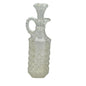 Vinegar Dispenser 7.5 x 2.5 Clear Glass Faceted Vintage