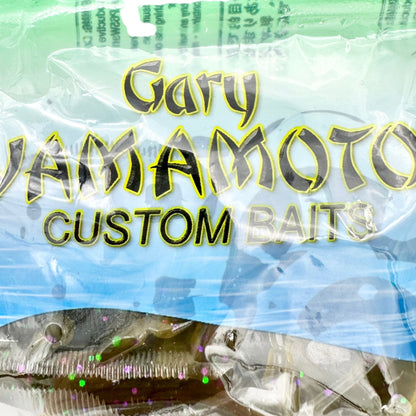 Gary Yamamoto Custom Baits 2 bags 7 each Cowboy 297 NF/LG GRN PURP NIP