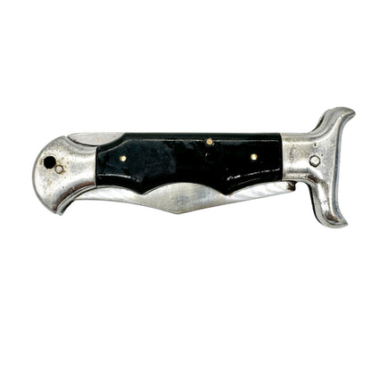 Vintage Folding Pocket Knife USA With American Flag 3.5 in Stainless Steel Blade