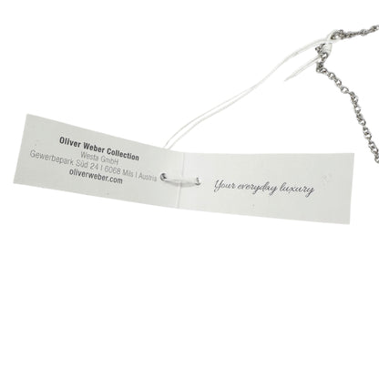 Oliver Weber Collection Pendant Necklace Multi-Color Enamel Art Design 16 Inches